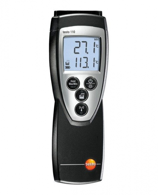 testo 110, 1-канальный прибор измерения температуры, NTC, аудио сигнал тревоги - фото