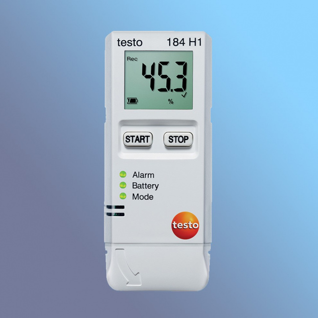 testo 184 H1, логгер данных температуры и влажности