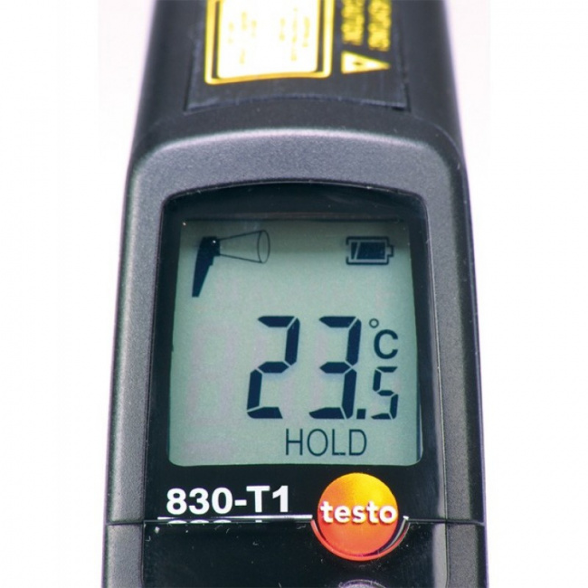 testo 830-T1 - Инфракрасный термометр с лазерным целеуказателем (оптика 10:1) - фото3