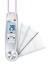 testo 104-IR - Складной водонепроницаемый пищевой термометр/ИК-термометр - фото