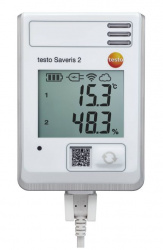 testo Saveris 2-H1 - WiFi-логгер данных с дисплеем и встроенным сенсором температуры/влажности - фото