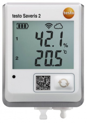 testo Saveris 2-H2, WiFi-логгер данных с дисплеем и подключаемым внешним зондом температуры/ влажности - фото