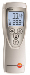 testo 926, термометр для пищевого сектора, вкл. чехол TopSafe, водонепроницаемый стандартный погружной/проникающий зонд - фото