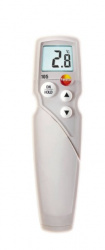 testo 105, термометр со стандартным измерительным наконечником, наконечником для замороженных продуктов, длинным наконечником для продолжительных измерений, в кейсе - фото