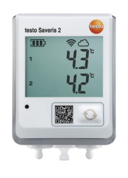 testo Saveris 2-T2, WiFi-логгер данных температуры c 2-мя разъёмами для внешних зондов NTC или дверных контактов - фото